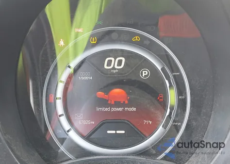 2015 Fiat 500E Battery Electric from USA, damaged, VIN 3C3CFFGE0FT549763